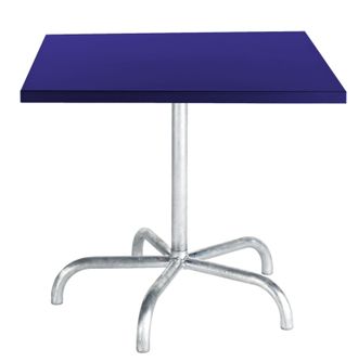 Schubiger M&ouml;bel Metalltisch S&auml;ntis Quadratisch