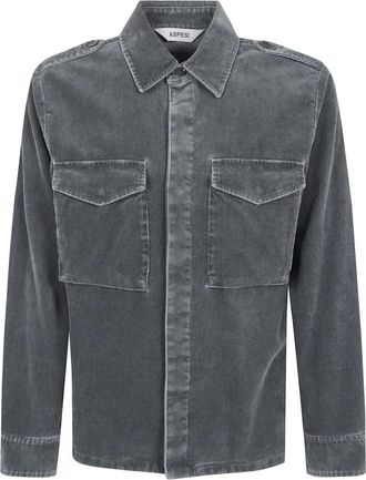 Aspesi Camisa Field - Jackets - Hombre - Verde - L