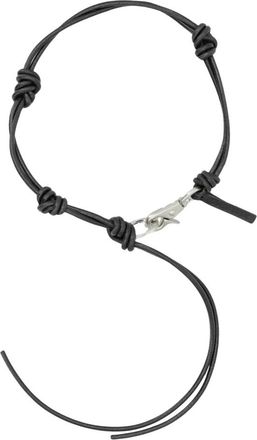 Our Legacy Udon Ladon Necklace - Heren - Kettingen - Zwart - ONE Size - Leer - Accessoires