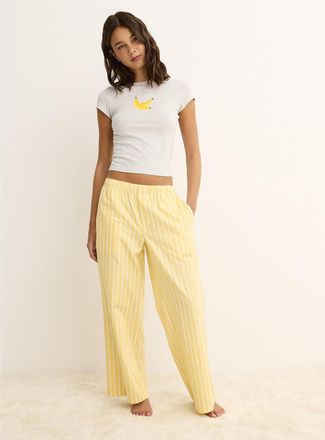 Twik Womens Cute poplin pyjama pant