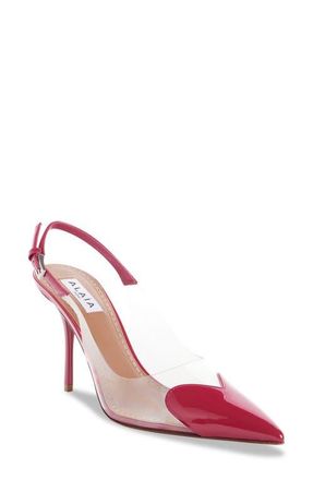 Alaia Le Coeur Slingback Pump in Framboise at Nordstrom, Size 7.5Us