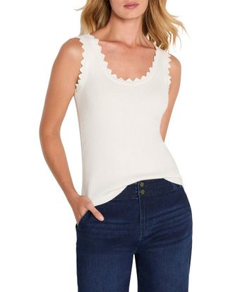 Nic+Zoe Nic+Zoe Scallop Sweater Tank