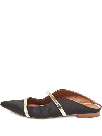 Malone Souliers pointed-toe mules - Black