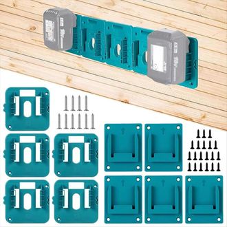 OEM Soporte De Pared Para 10 Bater&iacute;as De Iones De Litio Makita De 14,4 V Y 18 V