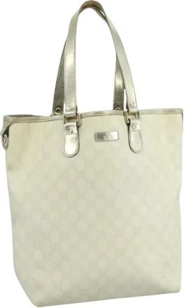 Gucci Pre-owned Tote Bags, female, White, Size: ONE SIZE Pre-owned Plastic Tote Bag