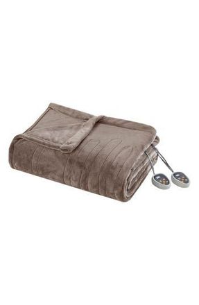 Beautyrest Heated Blanket in Mink at Nordstrom Rack, Size Twin