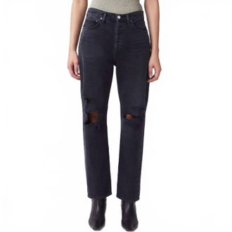 A Gold E 90S Loose Fit Jeans In Black