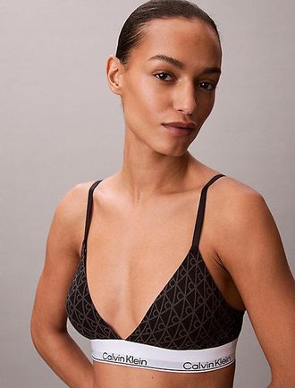 Calvin Klein Licht Gevoerde Triangel Bralette Icon