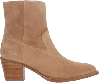 Stuart Weitzman Western Enkellaarsjes - Dames - Cowboylaarzen - Bruin - 39 EU - Su&egrave;de - Schoenen