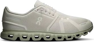 On Mens Cloud 6 Shoe In Brume Olive