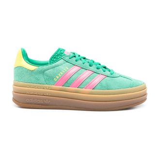 adidas Groene Sneakers met Handtekening Strepen - Dames - Fitnessschoenen - Groen - 38 EU - Fitness