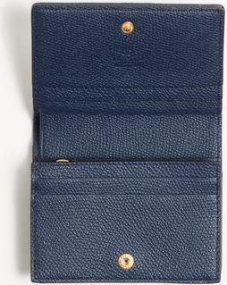 Valentino Garavani Portafoglio Vlogo Signature in tessuto Jacquard con motivo floreale Donna BLU/AVORIO UNI