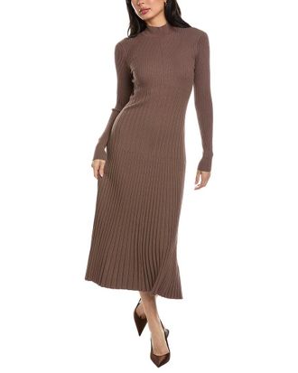 Reiss Vinette Rib Knit Midi Dress
