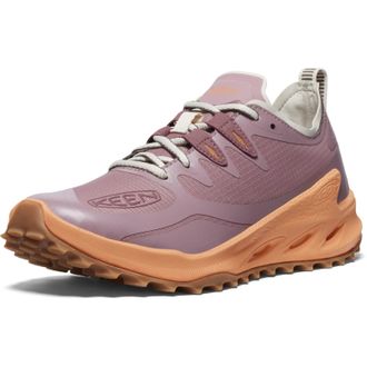 Keen Womens Zionic Low Height Breathable All Terrain Hiking Shoes, Nostalgia Rose/Tangerine, 7
