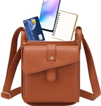 Generic Leather Bag - Stylish Fashion Shoulder Bag Design, Compact Phone Bags for Men and Women, Shoulder Bags with Adjustable Strap Feature, Everyday Casual 