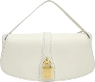 Celine Pre-owned Shoulder Bags, female, White, Size: ONE SIZE Pre-owned Vintage Shoulder Bag