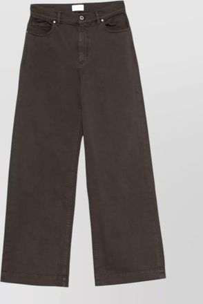 Parosh wide-leg denim jeans