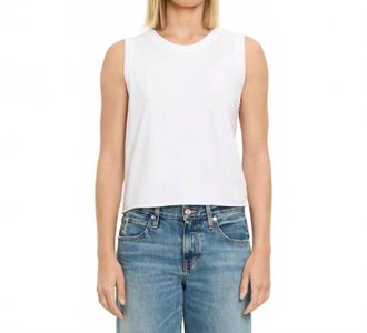 Michael Stars Junia Tank Top In White