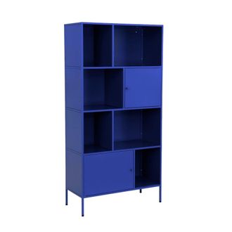 Sweeek Aparador, mueble de almacenamiento industrial de metal con 8