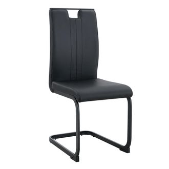 STILVORA Stilvora Sedia Da Ufficio Ergonomica Con Poggiapiedi E Supporto Lombare Ad Aria, Pelle, Nero