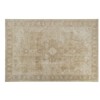 Maisons du monde Alfombra vintage tejida en jacquard beige 155 x 230