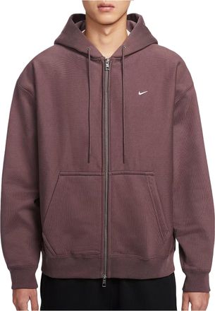 Nike Solo Swoosh Fleece Full-Zip Jacket Purple HV1085-502