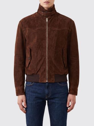 Alexander McQueen McQueen Bomber in camoscio