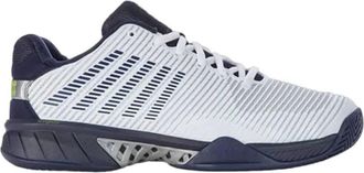K-Swiss Mens Hypercourt Express 2 Shoes In Wht/peacoat/slvr