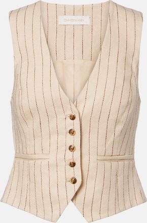 Zimmermann Striped linen vest