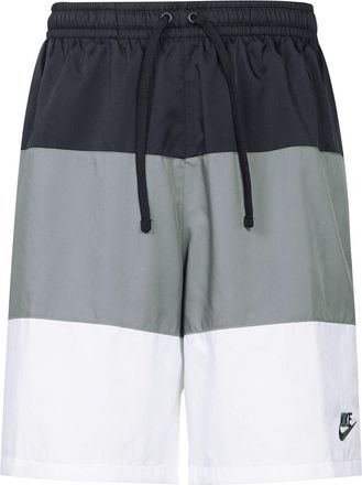 Nike Mens Nike Contrast Color Stitching Small Label Woven Sports Shorts Black DQ2427-010