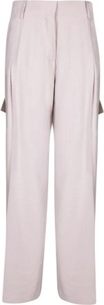 Blanca Vita Pittosforo Twill Rechte Broek - Dames - Straight fit broeken - Beige - 2XS - Katoen - Broeken