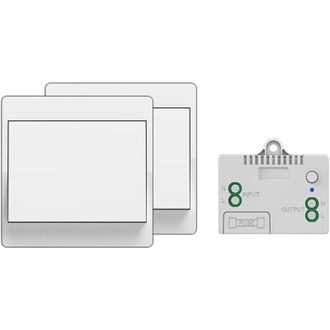 OEM Interruttore Wireless Autoalimentato, Telecomando Wireless Per Luci Ed Elettrodomestici, Impermeabile E Sicuro, Installabile Direttamente (da 1 A 2)