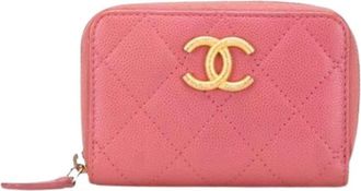 Chanel Pre-owned Wallets, female, Pink, Size: ONE SIZE Pre-owned Vintage Wallet