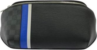 Louis Vuitton Pre-owned Belt Bags, male, Black, Size: ONE SIZE Pre-owned Canvas Shoulder Bag
