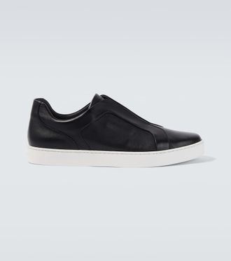 Manolo Blahnik Agilio leather sneakers