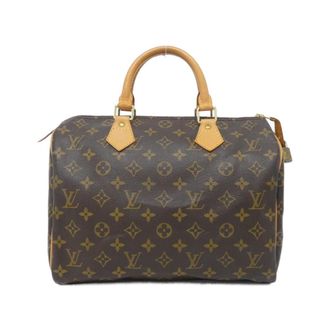 Louis Vuitton Marron Coated Canvas Boston Bag (Pre-Owned)