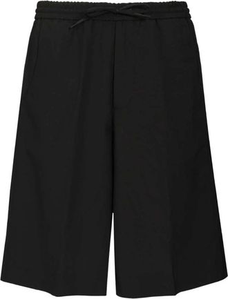 Nine In The Morning Basil Shorts - Heren - Korte Broeken - Zwart - W34 - Wol - Korte Broeken