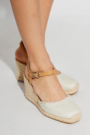 Michael Michael Kors Kenzie Wedge Espadrilles, Womens, Beige