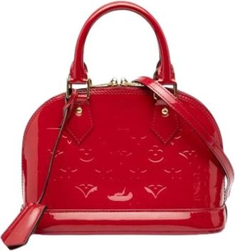 Louis Vuitton Pre-owned Handbags, female, Red, Size: ONE SIZE Pre-owned Vintage Leather Handbag