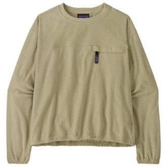 Patagonia Textured Fleece Crewneck Fleecepullover f&uuml;r Damen | beige
