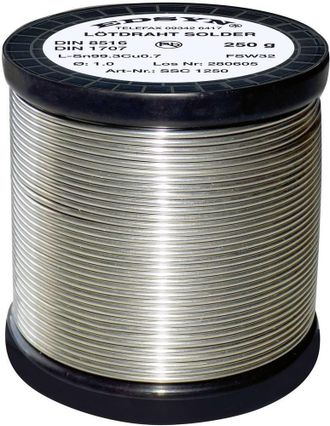 OEM Edsyn Ssc1250 Esta&ntilde;o Para Soldar Sin Plomo Plata 250 G