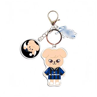 Generic Stray-kids keychain SK-ZOO keychain KARMA key ring SK-Z key ring Acrylic Keychain stay (Seung Min)