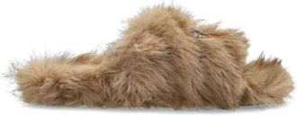 Balenciaga Furry Slide - Dames - Sandalen - Beige - 39 EU - Schoenen
