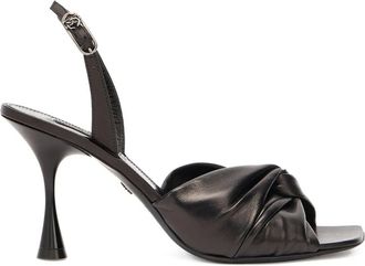 Roberto Cavalli Leren sandalen - Zwart