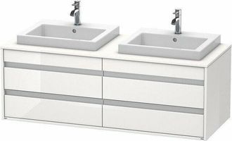 Duravit Mueble De Pared Duravit Ketho 6757, 4 Cajones, 1400mm, Para 2