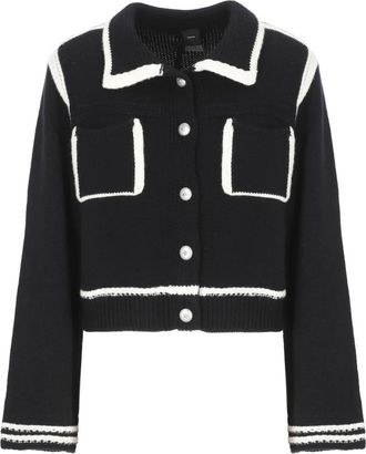 Pinko Cardigans - Dames - Vesten - Zwart - XS - Truien & Vesten