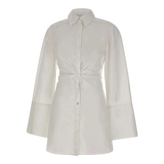 Rotate ROTATE Birger Christensen, Shirt Dresses, female, White, Size: XS Rotate Birger Christensen Dresses White
