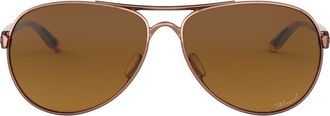 Oakley 59mm Polarized Aviator Sunglasses in Gold/Pink Gradient at Nordstrom