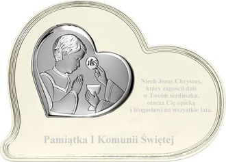 OEM Imagen Recuerdo De La Primera Comuni&oacute;n, Plata Tama&ntilde;o: 17,7x13,3cm Sku: Bc6644f/o