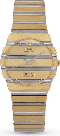 Piaget Pre-owned Piaget Polo Gold-tone Dial Mens Watch 15562C701